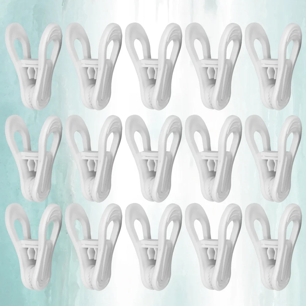 

25 pcs Windproof Clothes Clips Plastic Non-Slip Clothespins For Towel Socks Underwear Drying Clothesline Clippings Home Storage