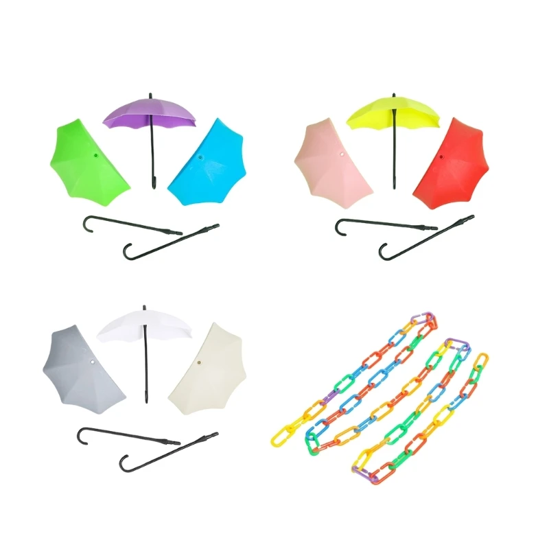 Sugar Glider Platform Mini Umbrella Jumping Deck Easy to Adhere for Wall Dropshipping