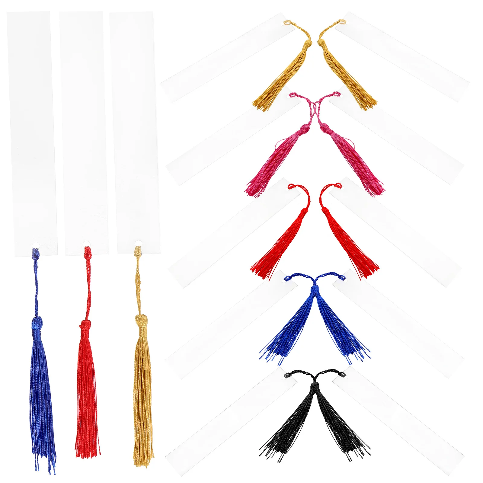 1 مجموعة الاكريليك الإشارات المرجعية شرابات فارغة حساسة DIY بها بنفسك صفحة ماركر لوازم القراءة شرابات ملونة الديكور هدية لمحبي الكتاب