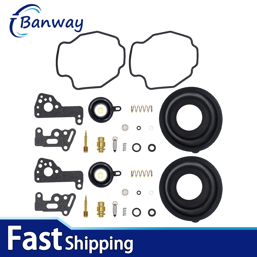 

Carburetor Repair Rebuild Kit For Yamaha XV535 Virago 535 Carb Overhaul Set w/ Shut Off Valve Needle Seat Gasket O-Rings