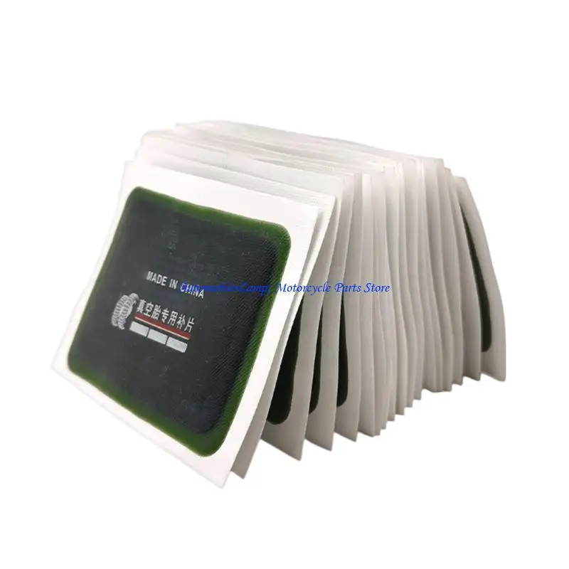 

H7BD 10Pcs Heavy Duty Tire Patches For Truck Car Motorcycle Scooters Bike Tubeless Tube Tire Repair With Rubber Material