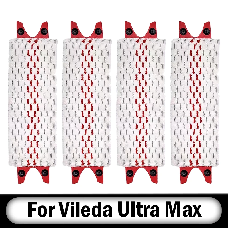 

For Vileda Ultra Max Microfibre Floor Mop Pads Replacement Flat Mop Cloth Quick Drying Machine Washable Reusable Cleaning Tools