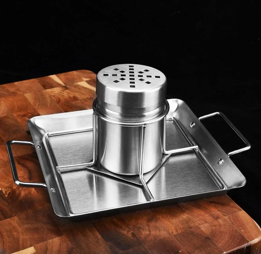 Soporte para lata de cerveza para barbacoa, parrilla para pollo al aire libre, sartén antiadherente para barbacoa, herramientas para pato, accesorios de acero inoxidable