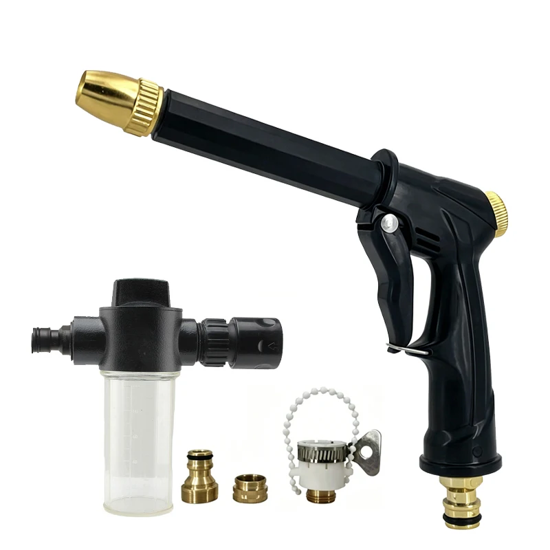 High Pressure Power Water Gun Jet Garden Washer Sprayer Watering Spray Garden Sprinkler for Cleaning Tool Home Irrigation  ﻿
