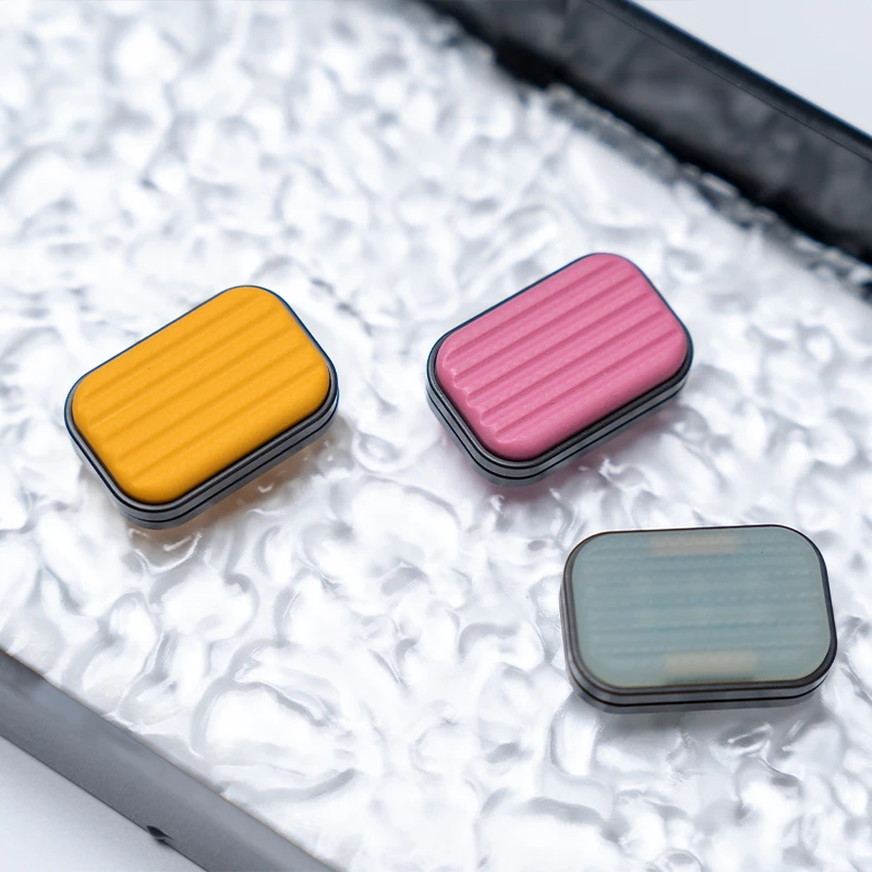 BOX EDC Travel Case Mini double track Fidget slider metal fidget toys antistress for adults