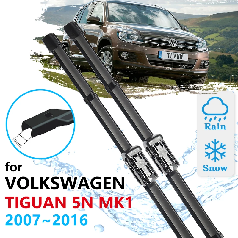 For Volkswagen Tiguan 5N MK1 2007 2008 2009 2010 2011 2012 2013 2014 2015 2016 Windshield Car Accessories Car Front Wiper Blades