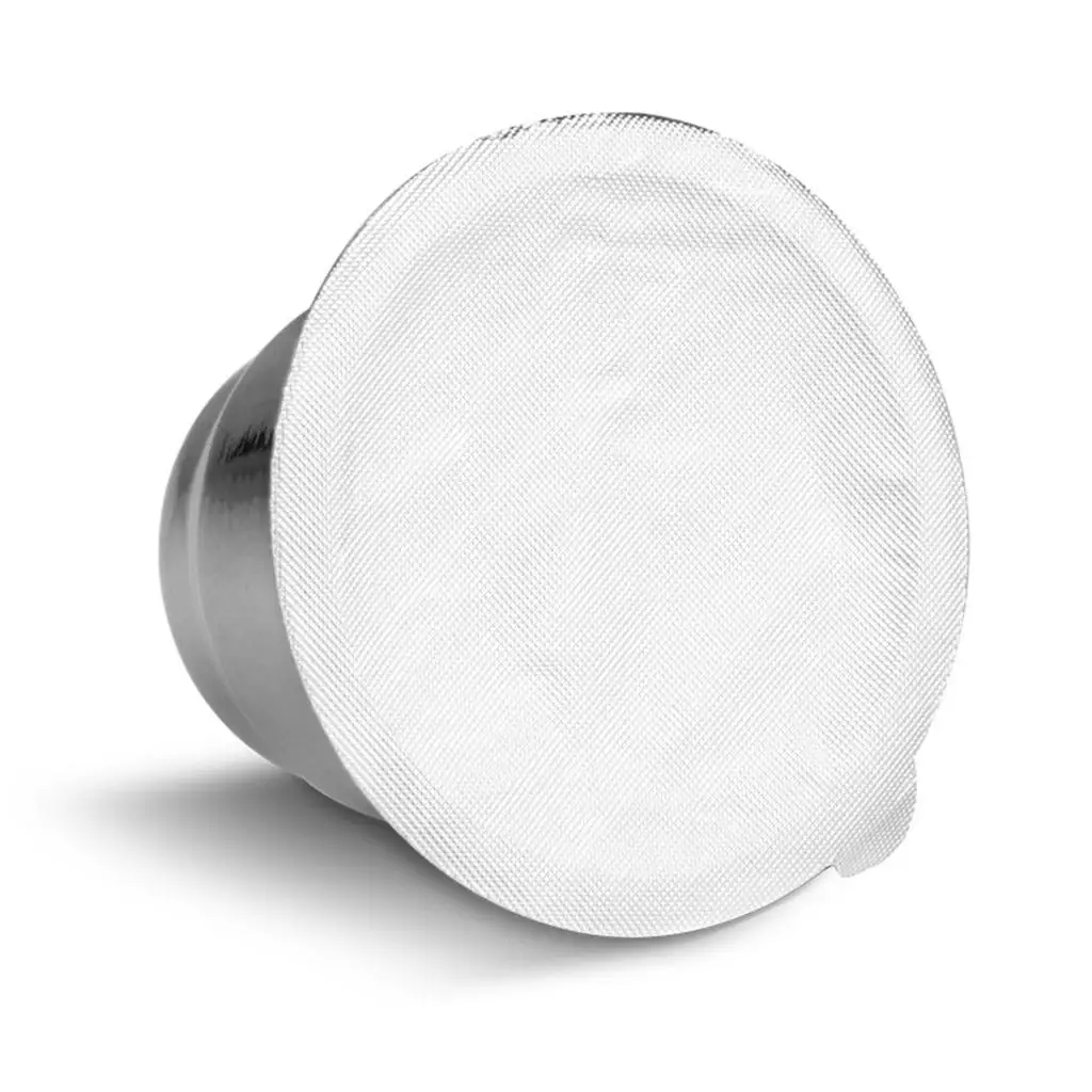 Aluminum Foil Seals for Coffee Capsules 100 Count Self Adhesive Lids for Refillable Pods Espresso Tools