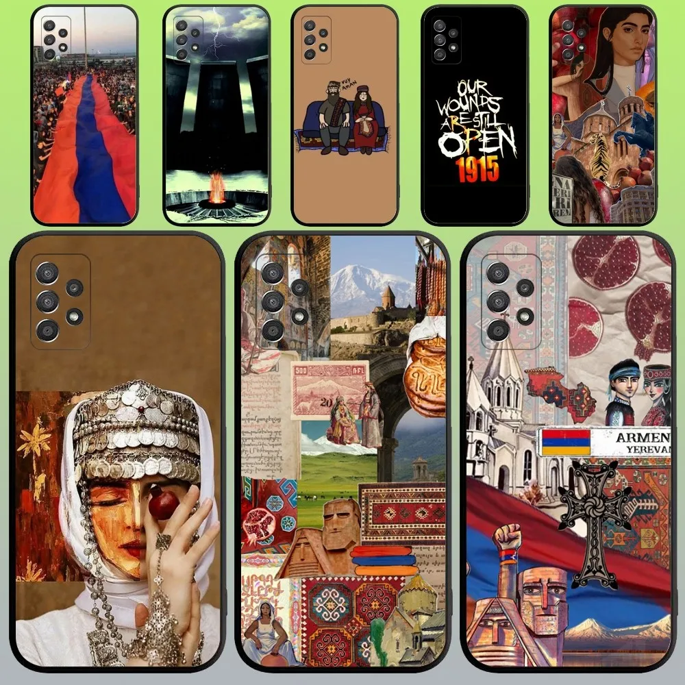

Armenian genocide 1915 Phone Case For Samsung Galaxy A20,A21s,A22,A31,A32,A52,A53,A72,73,A80,A91 Soft Black Cover