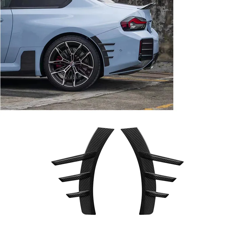 

STLFM Performance Style 100% Dry Carbon Fiber Rear Side Fender Vent for BMWs G87 M2 Coupe 2023+ Rear Arch Trims