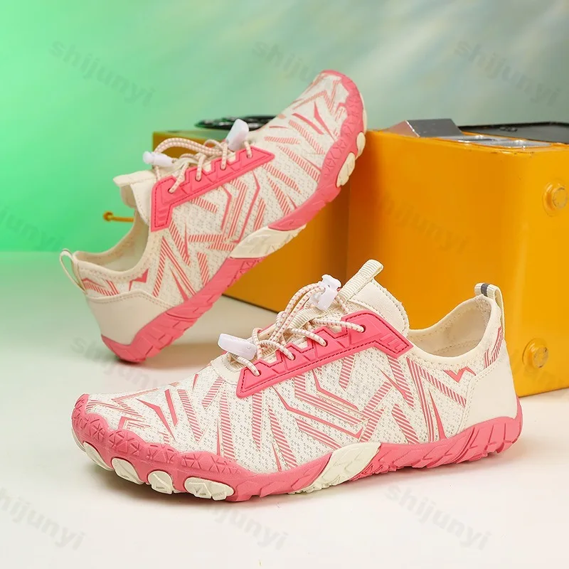 Unisex Outdoor Wading Shoes Quick-drying Breathable Five-finger Swimming Shoes Men Women Sport Couple Beach Hiking Sneakers