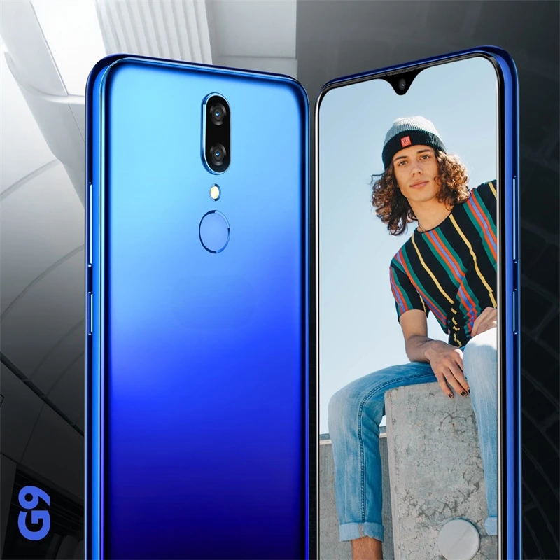 3Gbram 64Gb Rom G9 Telefoonoproepapparaat Android 9.0 Mt6765 Octa-Core 2x Sim-Kaartsleuf Tpu-Hoesje 1520*720 Pixels