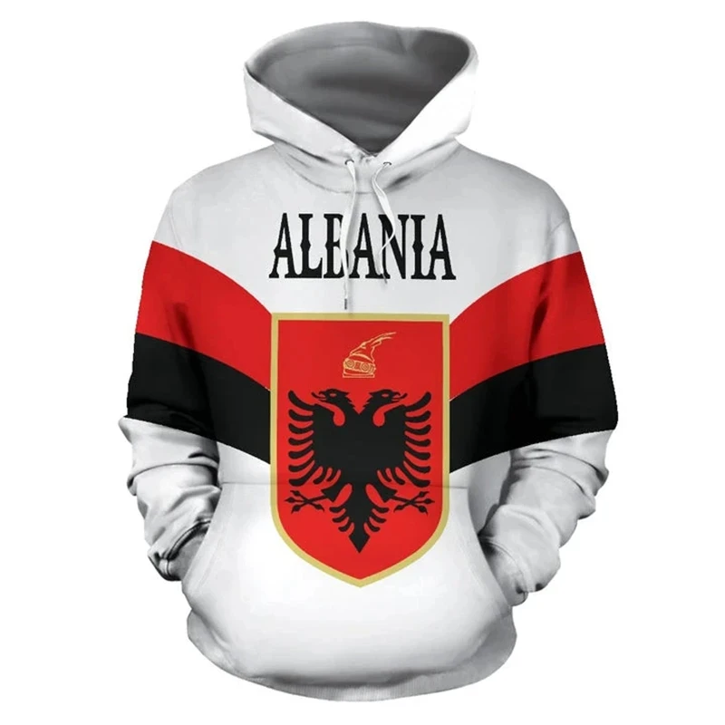 Newest Fashion 3D Print Albania Armor Hoodies Hooded Sweatshirts For Women Men Streetwear Baggy Trendy Unisex High Quality Tops