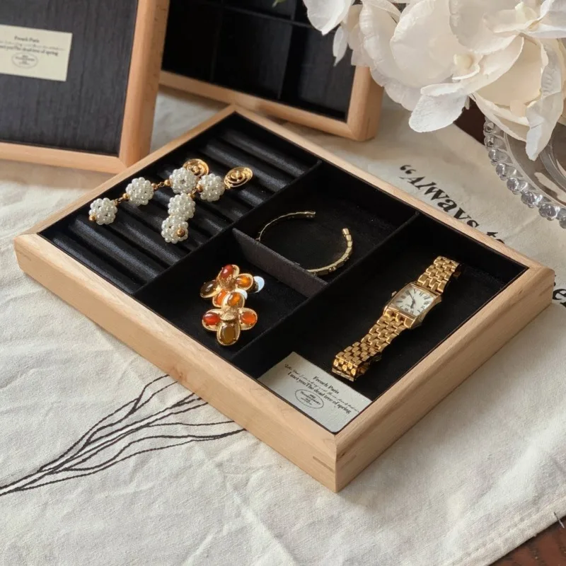 

Counter Jewelry Storage Tray Women Jewellery Display Trays Jeweler Ring Bracelet Organizer Trays Aesthetic Pendant Necklace Tray