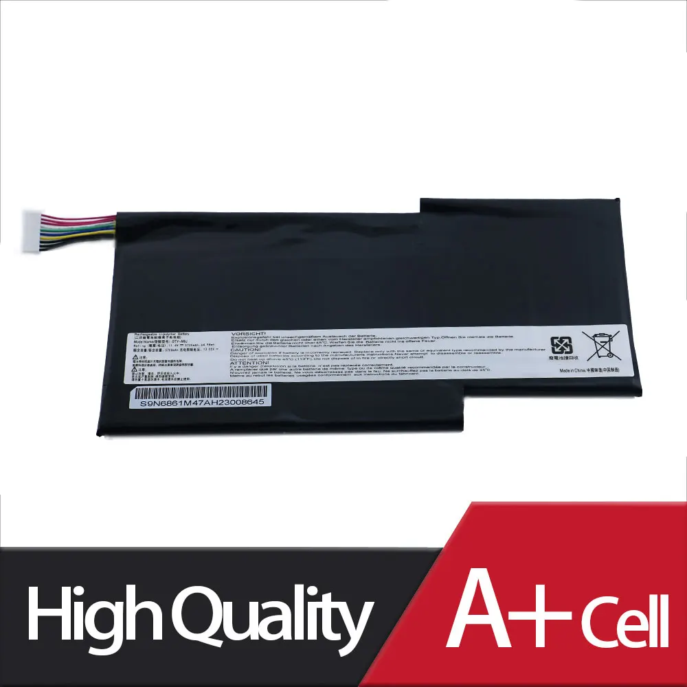 Imagem -02 - Nova 11.4v 5200mah Bateria do Portátil para Msi Bty-m6j Gs63vr Gs73vr 6rf001us Bp16k131 9n793j200 Tablet pc Ms-17b1 Ms-16h2 Ms-16k