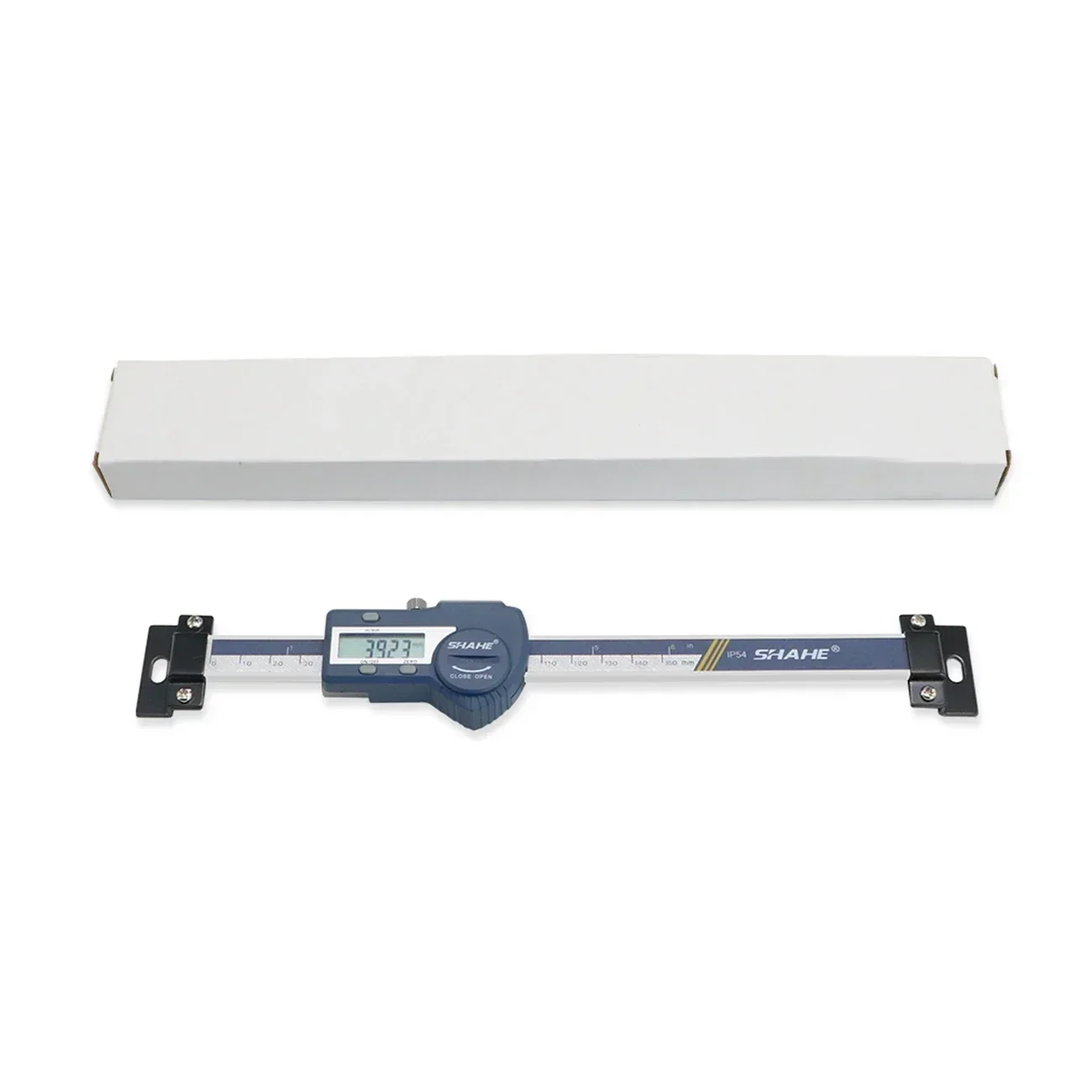 SHAHE 0-100/150/200/300mm High Accuracy Horizontal Scale Type Digital Caliper Level Stainless Steel Horizontal Caliper