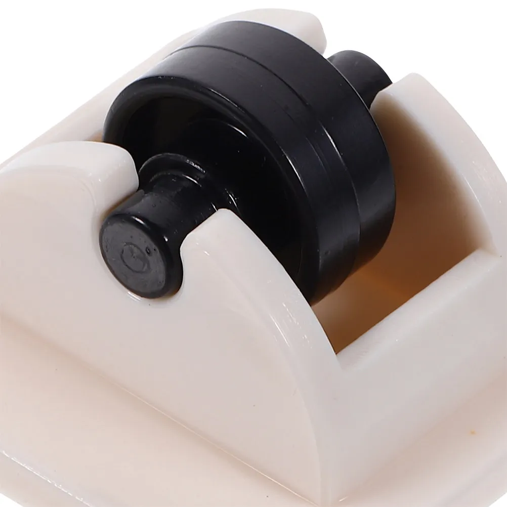 8Pcs Self Adhesive Mini Caster Wheels Sticky Rollers for Furniture Appliances Storage Box Trash Bin Plastic Pulley