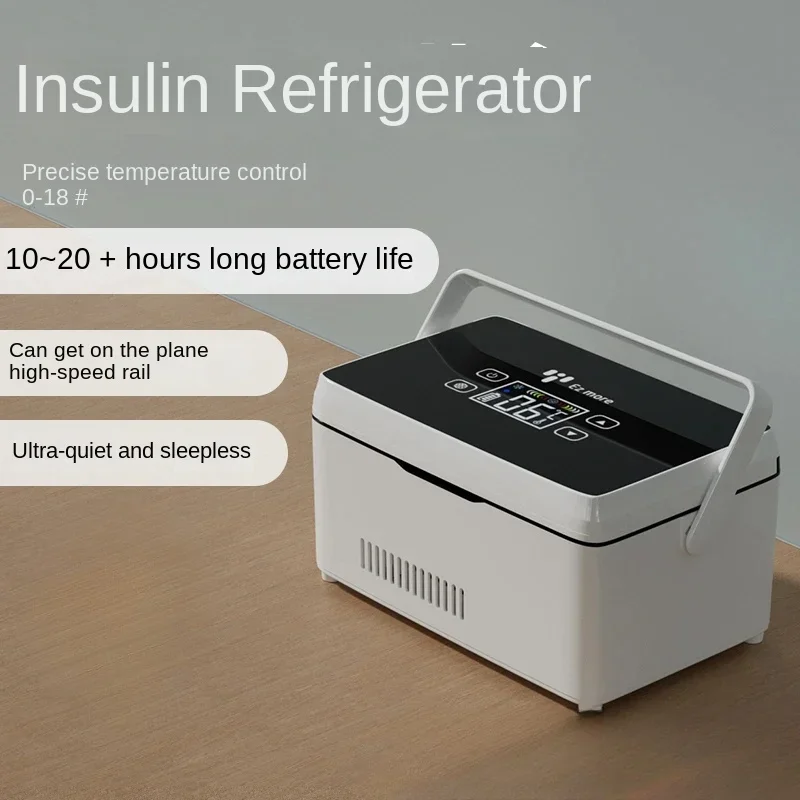 DK3: Portable Insulin Cooler, Rechargeable Car  Fridge, Compact  Refrigeration Unit for Home and Travel Cold