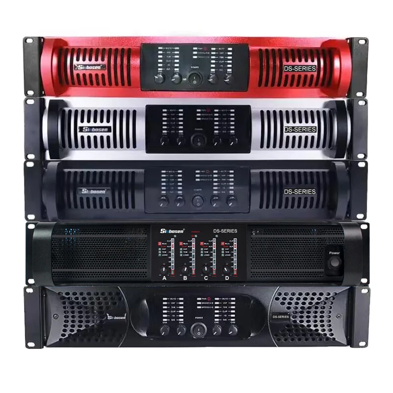 8omhs potência estéreo 2200 amplificadores de potência DS-20Q 4 canais amplificador circuito placa para subwoofer