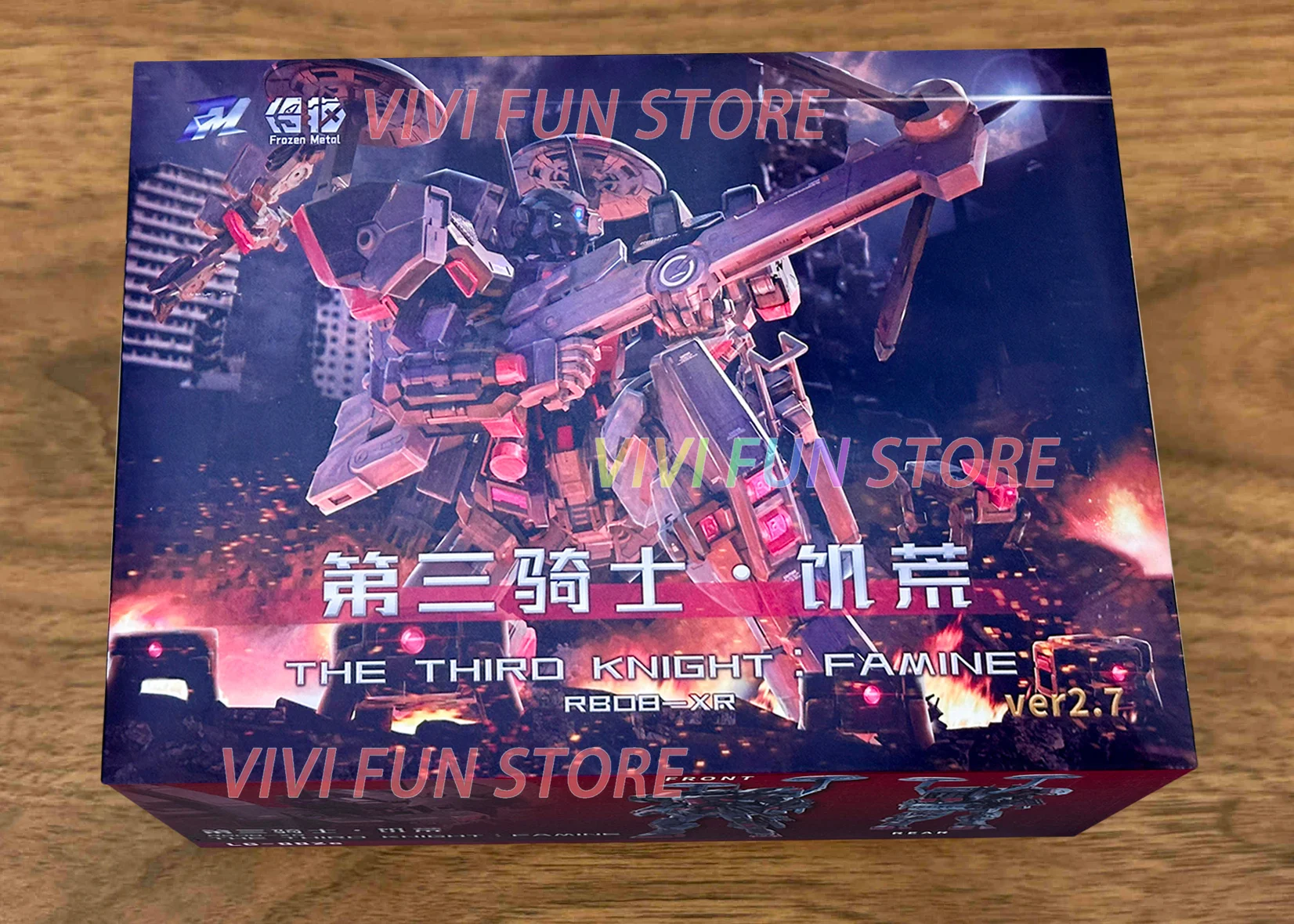 

In Stock Frozen Metol LG-002c THE THIRO KNIGHT FAMINE RBO8-XR ver2.7 Assemble Movability Model Toys Joint with alloy