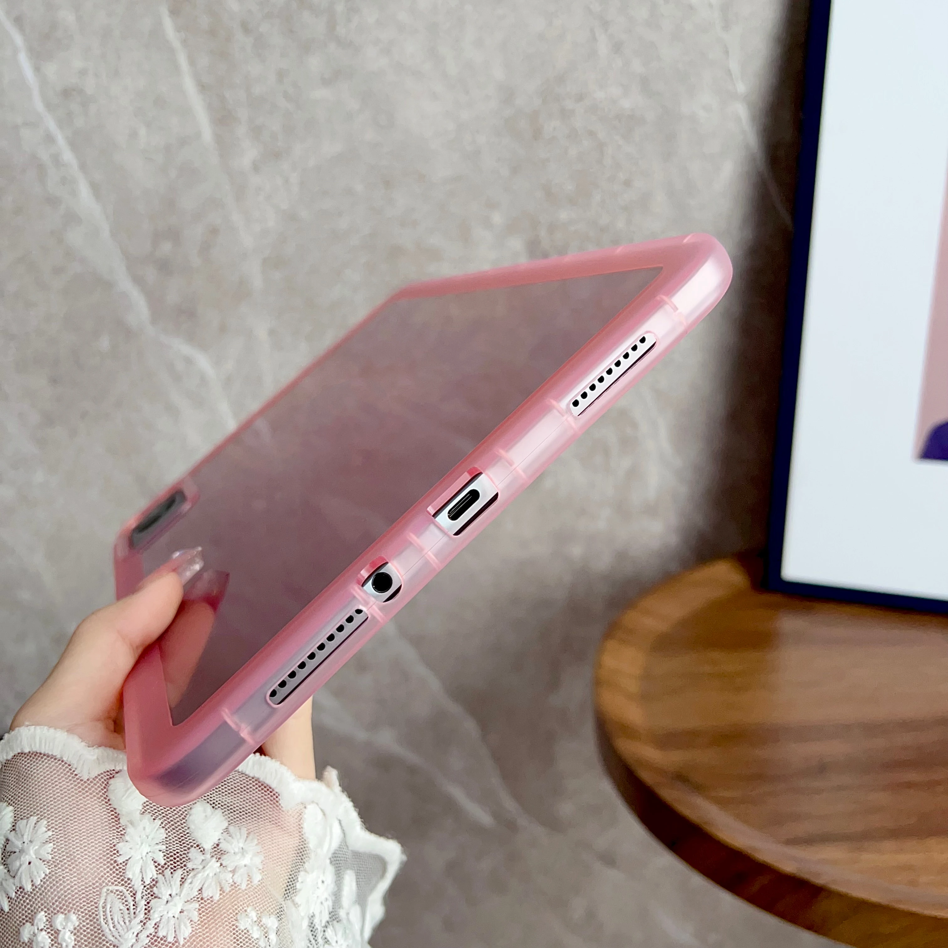 เคสสำหรับ Xiaomi Pad 6S Pro 12.4สีผ่านฝาครอบสำหรับ Pad 6 5 Pro ปลอกความรู้สึกที่เป็นมิตรกับผิวสำหรับ redmi Pad SE น้ำหนักเบา