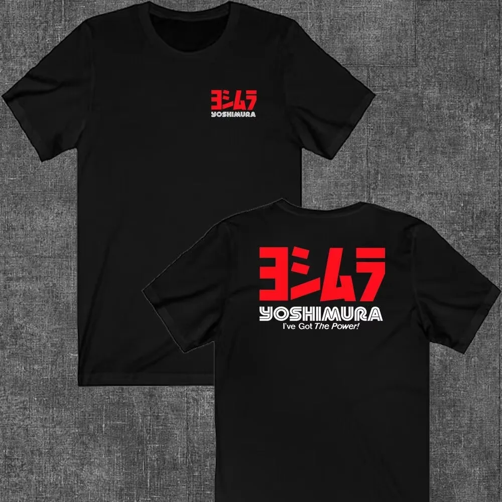 2026 New Yoshimura Oversized Unisex Streetwear TShirt Family Matching Retro Motorcycle Brand Front Back Graphic Short Sleeve Tee