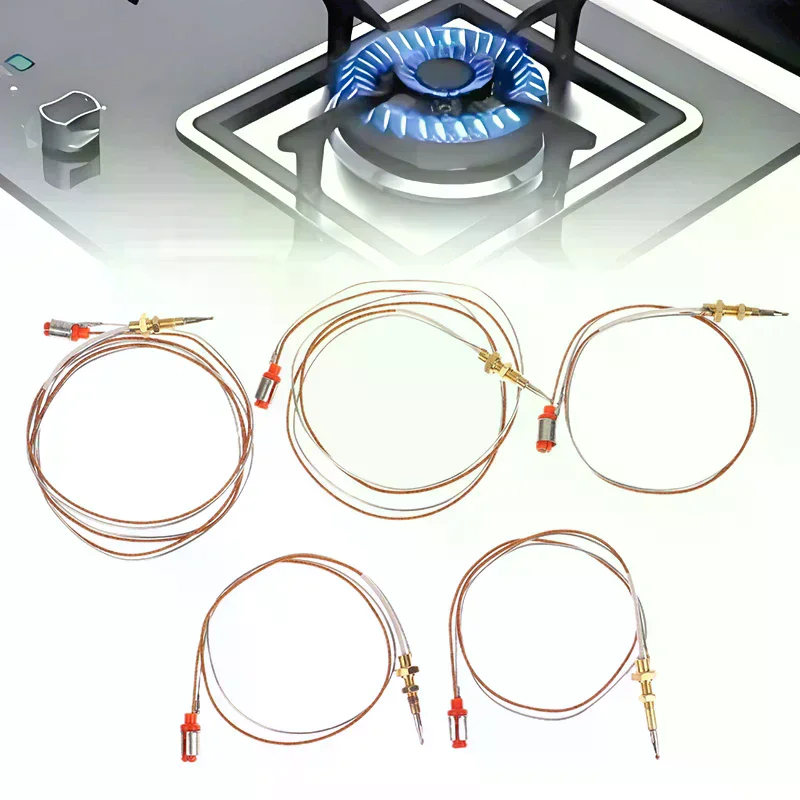/PFU/1pcs Copper Head Heading Screw Thermocouple Gas Burner for Built in Stove Tools Copper Flame-out Protection Device