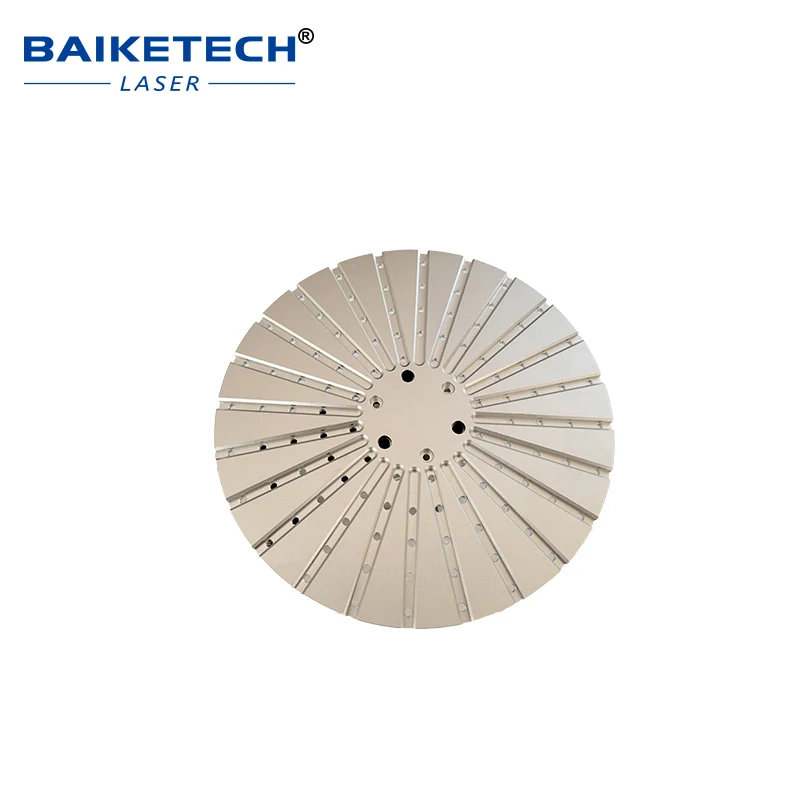 Rotary Tray Axis For Laser Marking Machine, 300mm Diameter Double Sided Worktable, Batch Engraving Fixture For Cylindrical Work