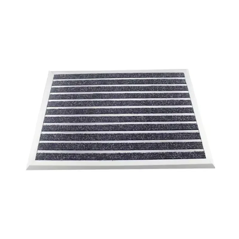for Commercial Hotel Mall Recessed Aluminum Entrance Mat Non Slip Carpet Dust Proof Floor Matting Heavy Duty Doorway Rug