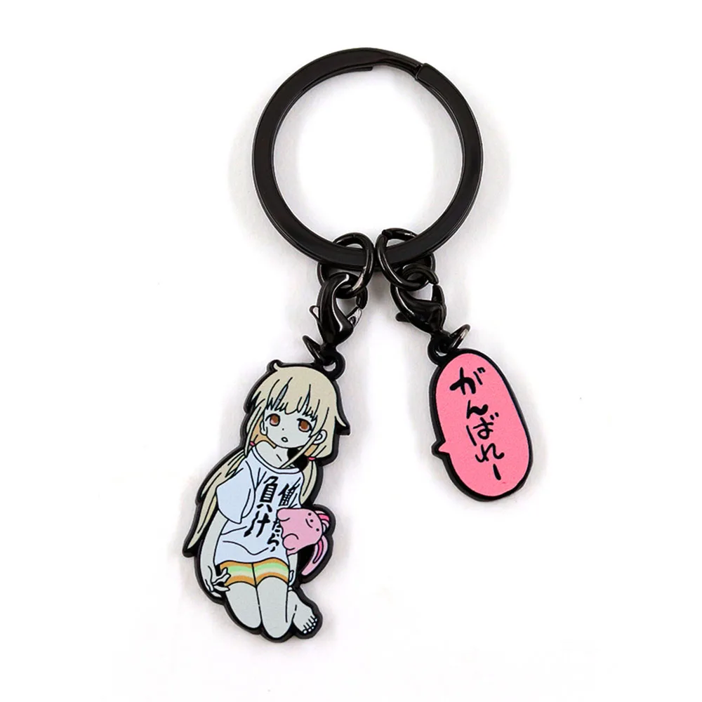 The Idolmaster Cinderella Girls Futaba Anzu Anime Keychain cute Slacker Idol Character Accessory Game Merchandise Fan Gift