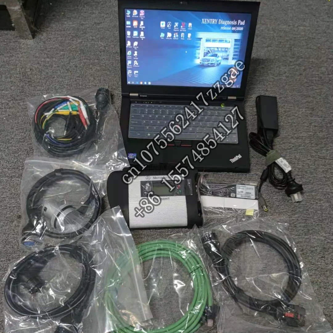 

MB Star C4 SD Connect Compact 4-диагностический мультиплексор с ноутбуком T430 DAS, XENTRY, Wis, EPC, Vediamo, готовый к работе