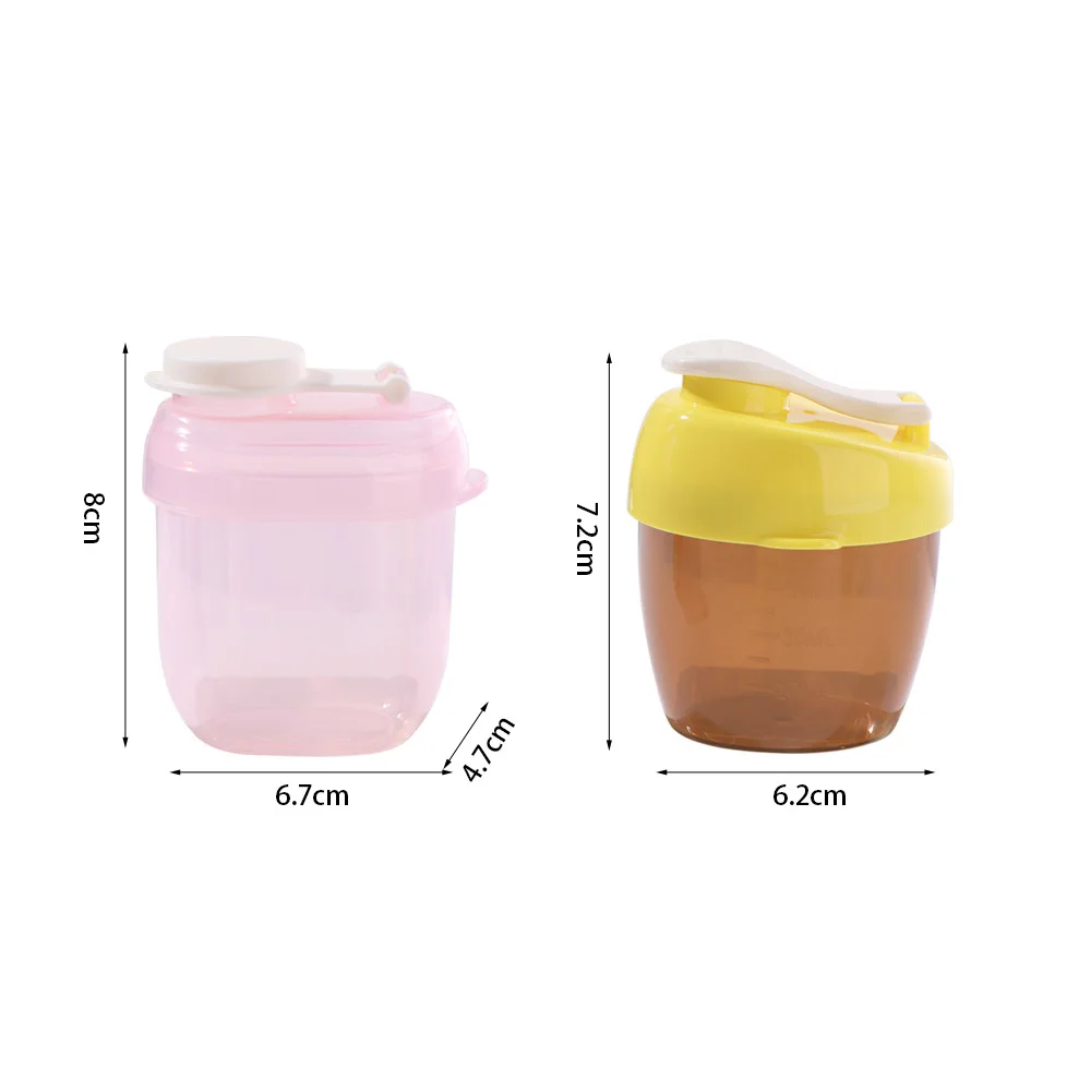 

Essential Cereal Baby Milk Powder Box Feeding Lunch Box With Milk Powder Spoon Toddle Snacks Container Seal Jar Milk Powder