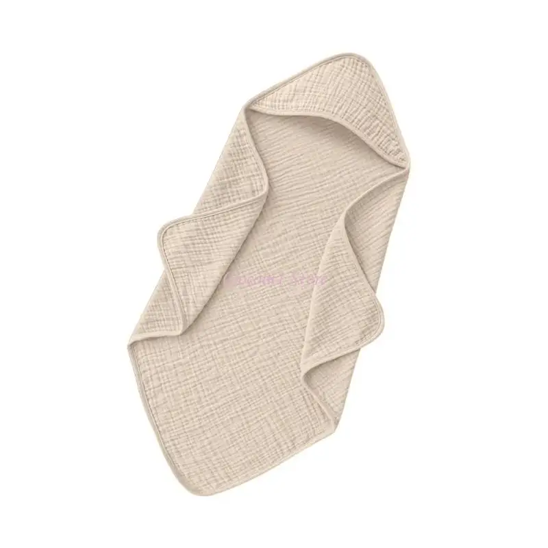 

Y1UB Baby Hooded Bath Towel Cotton Comfortable Capelet Cloak Blanket for Quick Drying and Daily Comfort
