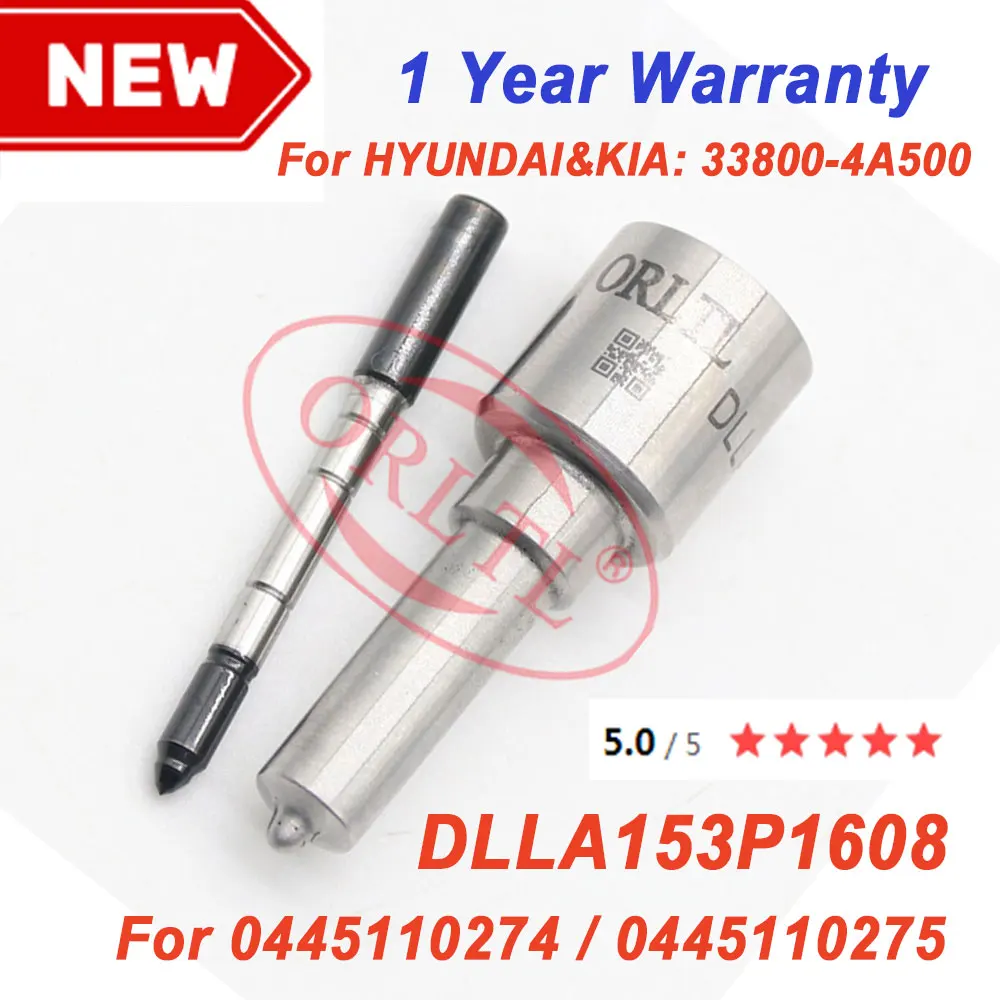 

DLLA153P1608 Fuel Injector Nozzle DLLA 153 P 1608 0433171982 for HYUNDAI KIA 0445110274 0445110275 33800-4A500 338004A500