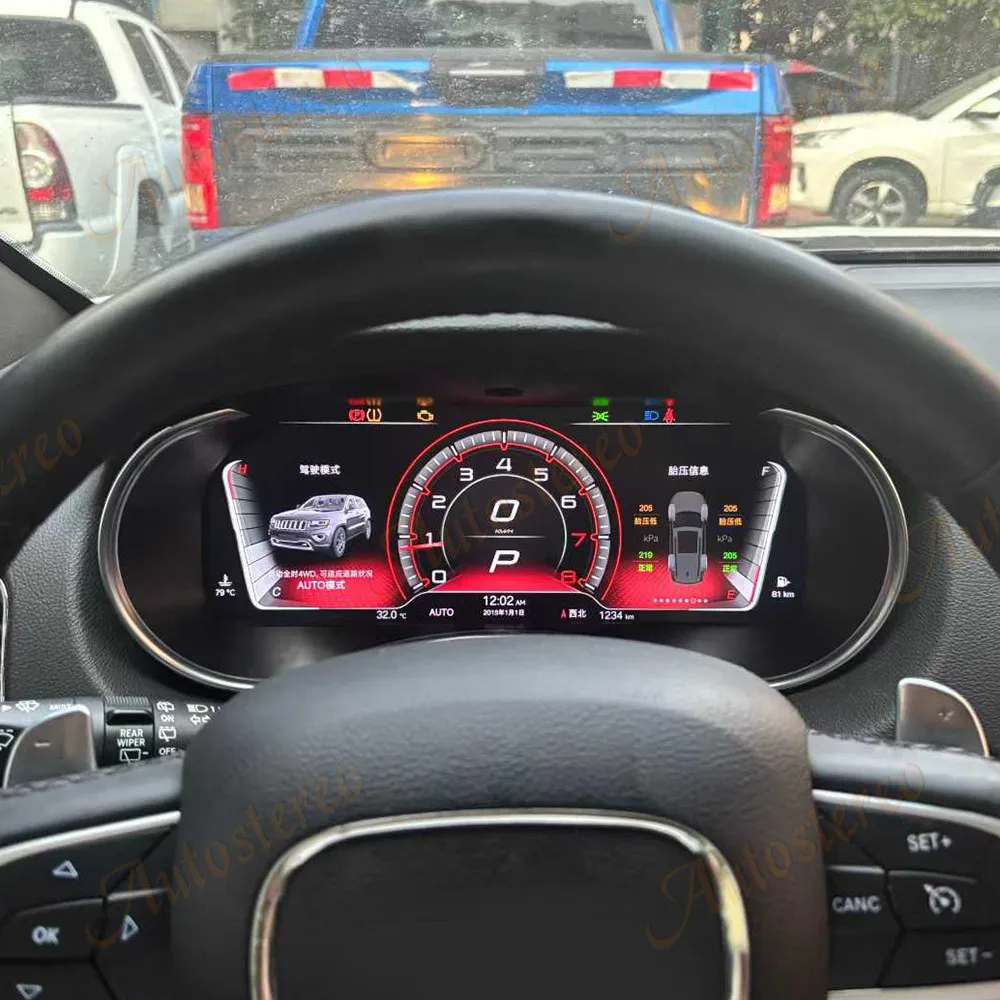 

12,3-дюймовый ЖК-дисплей для Dodge Durango 2008-2021, автомобильный цифровой кластерный прибор, спидометр, виртуальный кабин, Carplay