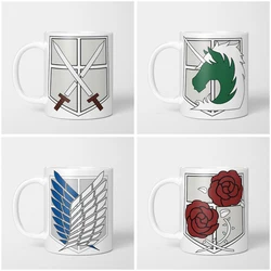 Attack on Titan tazza di acqua in ceramica tazza tazza tazza di caffè tazza di latte tazza di birra regalo foto personalizzata logo