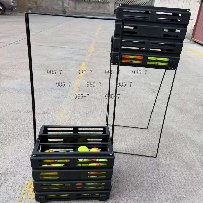 Durable and shock-resistant Wheeled ball picking basket Tennis hoop ball picker suitable for pickles