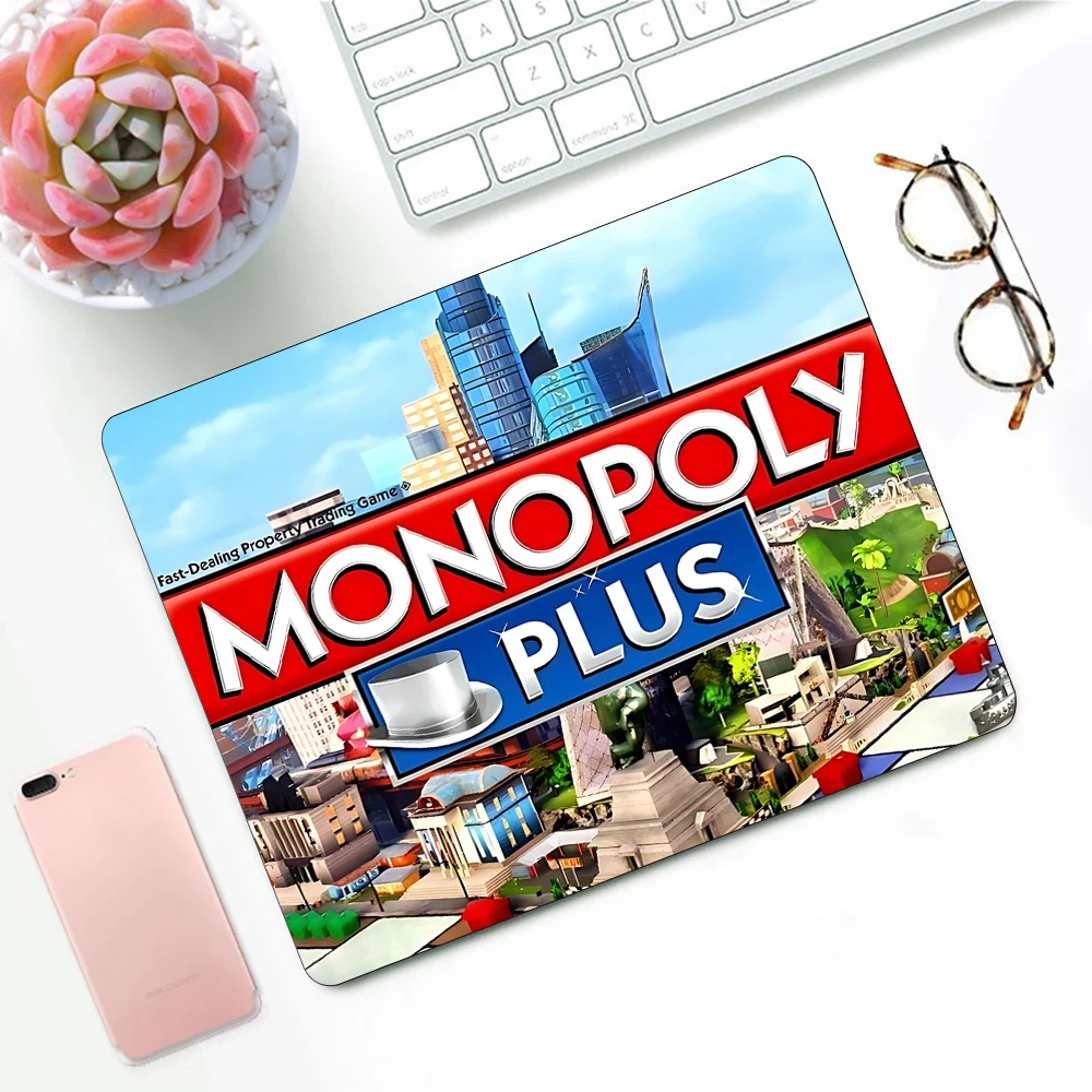 Cute Cartoon Monopoly Gaming Mouse Pad XS Small Mousepad For PC Gamer Desktop Decoration Office Mouse Mat Deskmat Rug