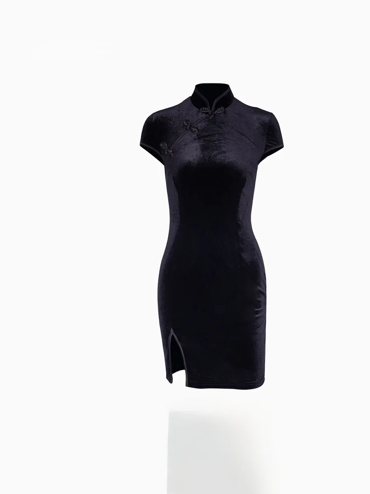 

Original Design Sexy Nightclub Dr Retro Sle Flag Robe orm One-Piece Girl High Waist ort Pants Comfortable Fabric