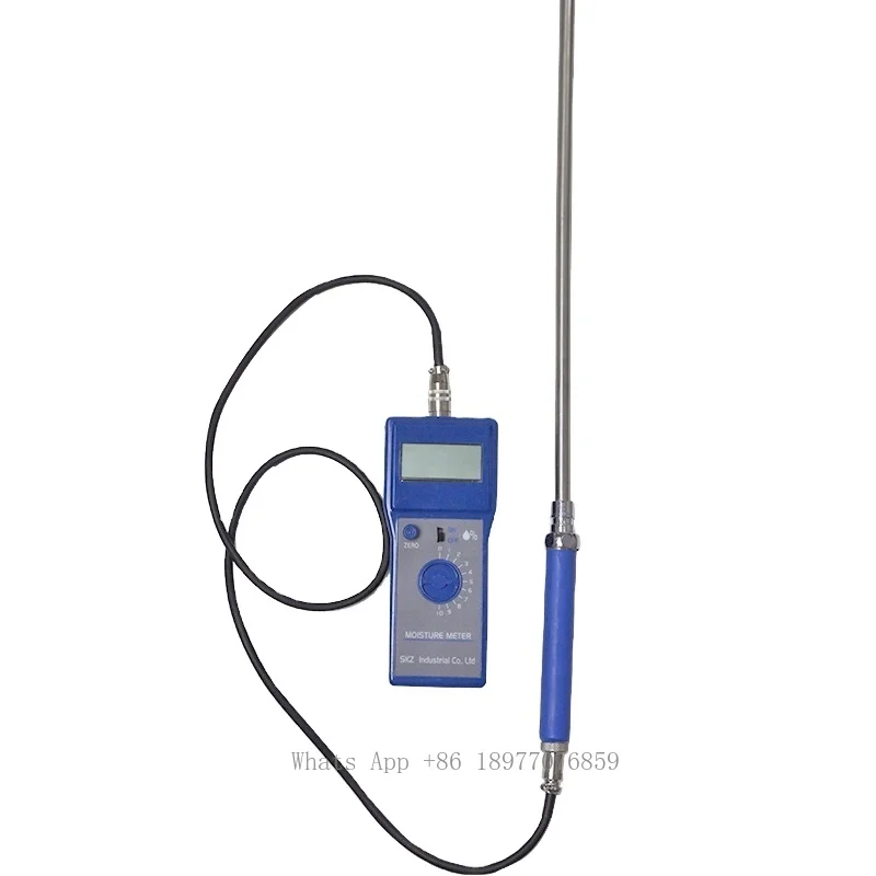 Portable Digital Coal Moisture Meter With Extended Wire And 600mm Probe