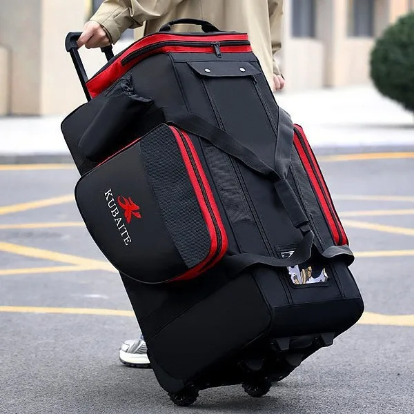 New Ice Hockey Protective Gear Bag Equipment Bag Tie Rod Wheel Special Large Capacity Travel Bag Sports Bag Checked Luggage Bag