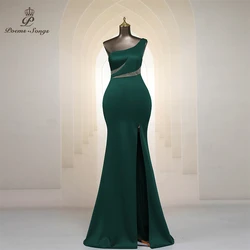 Sexy waist One shoulder Evening dress vestidos formales vestidos de fiesta robe de soiree de mariage robe longue prom dress