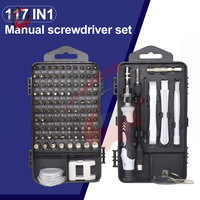 Precision Screwdriver 117 In 1 Set Magnetic Mini Screw Nuts Bits Magnetic Screw Driver Multifunction Household Repair Tools Kit