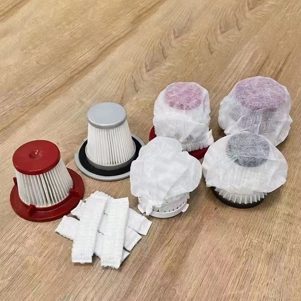 Одноразовые фильтрующие рукава Чехол из нетканого материала для эффективного сбора пыли 10*7 см Экономичное вакуумное решение