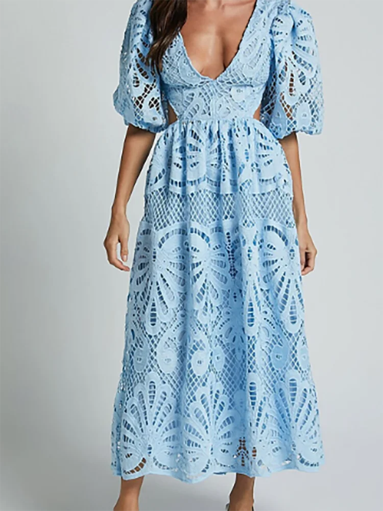 Robe de soirée trapèze courte découpée, col en v, classique, robes de bal d'anniversaire personnalisées