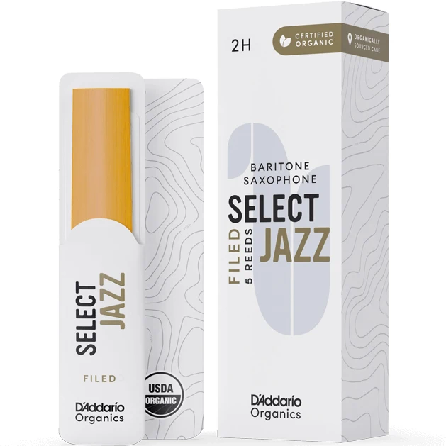 

D'Addario ORGANIC SELECT JAZZ UNFILED FILED BARITONE SAXOPHONE REEDS DAddario