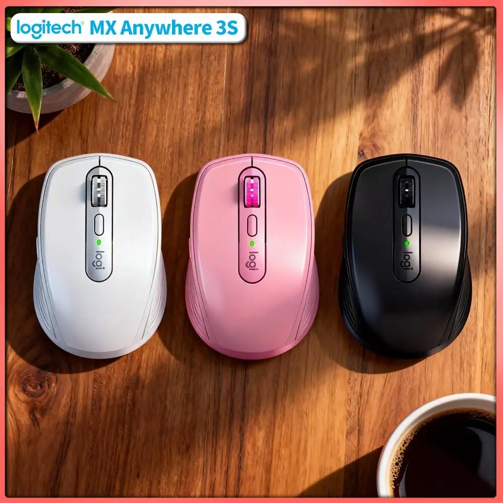 Wireless MX Anywhere 3S - 8K DPI, MagSpeed Scroll, Anti-Slip, Perfect for Grocery Creative Studio & Design Task