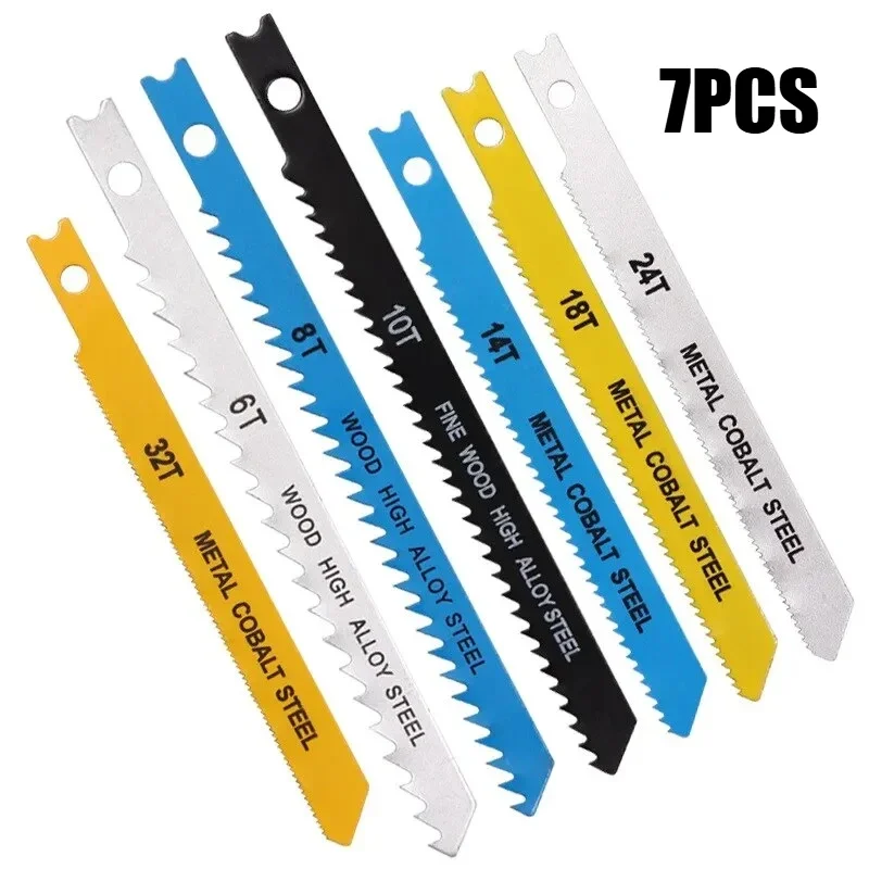 

Деревообрабатывающее кривое пильное полотно, острое, прочное, износостойкое, с несколькими спецификациями, быстрорежущее пильное полотно, 7 шт.