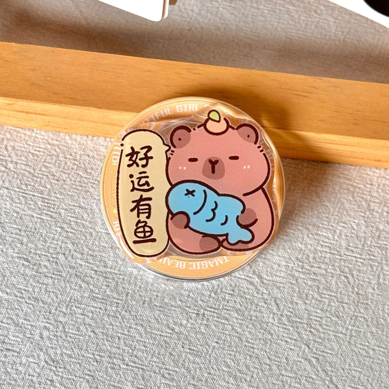 Милый мультяшный магнитный кронштейн для подушки безопасности, съемный ручной вращающийся и растягивающийся настольный кронштейн для девочек