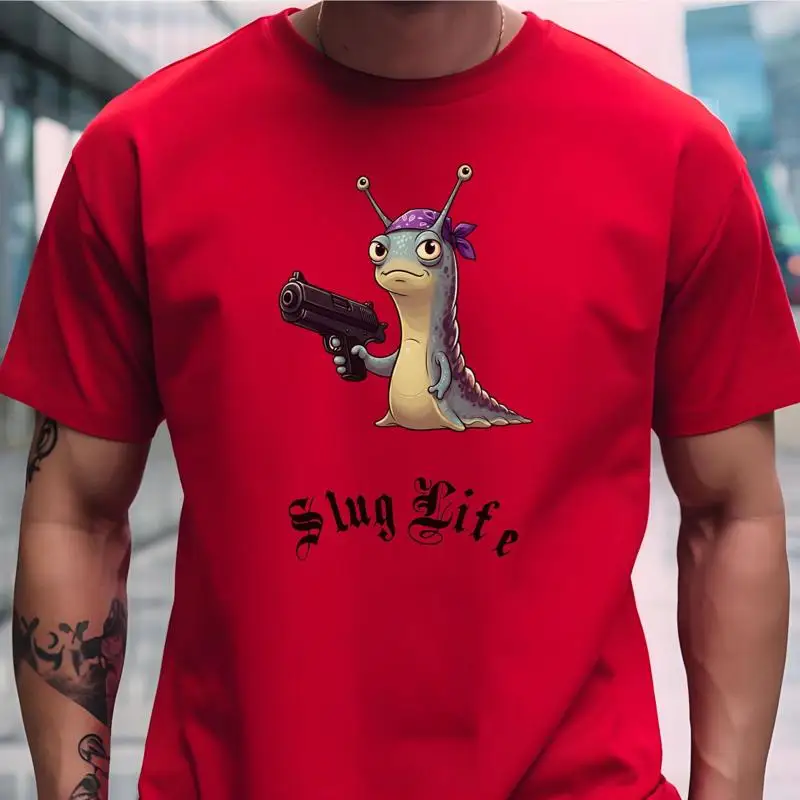 

Funny Slug Life Gangsta T Shirt Soft Cotton Perfect for Lovers