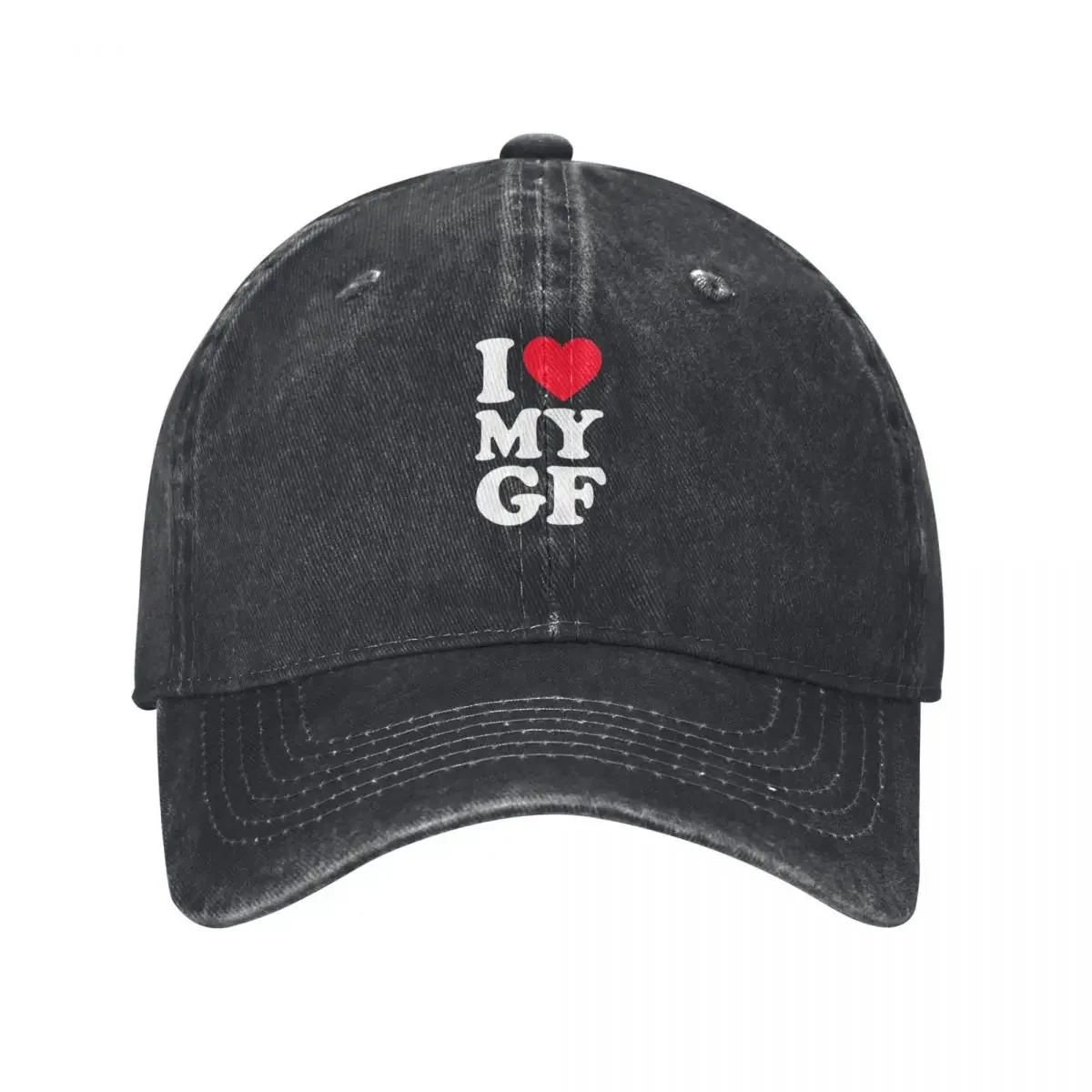 

I love my girlfriend Baseball Cap Big Size Hat fashionable Trucker Hats For Men Women's